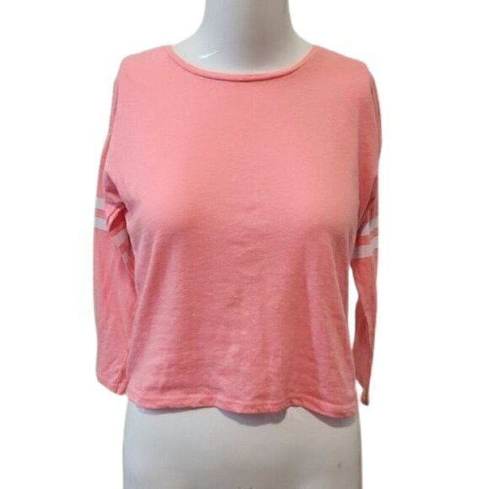 [Old Navy] Pink Scoop Neck Long Sleeve - Size M